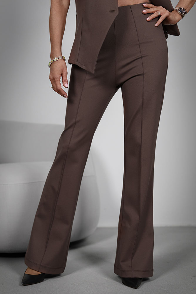 spodnie damskie dzwony na kant